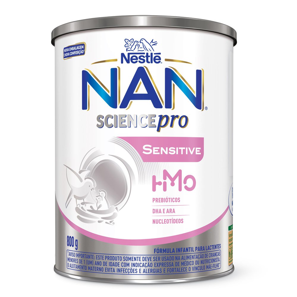 Fórmula Infantil para Lactentes Nan Sensitive Lata 800g - Imagem 3