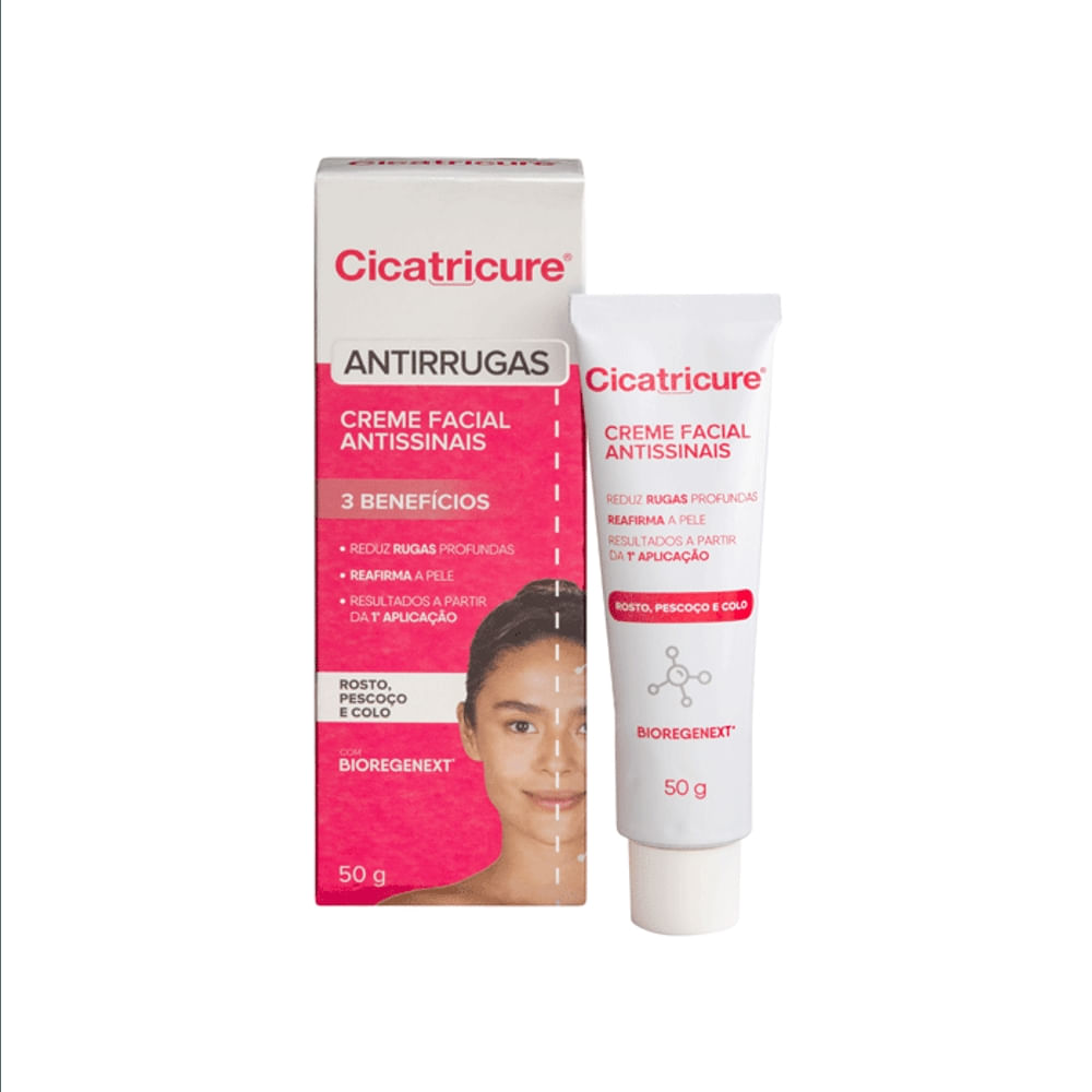 Creme Antissinais Facial Cicatricure 50g