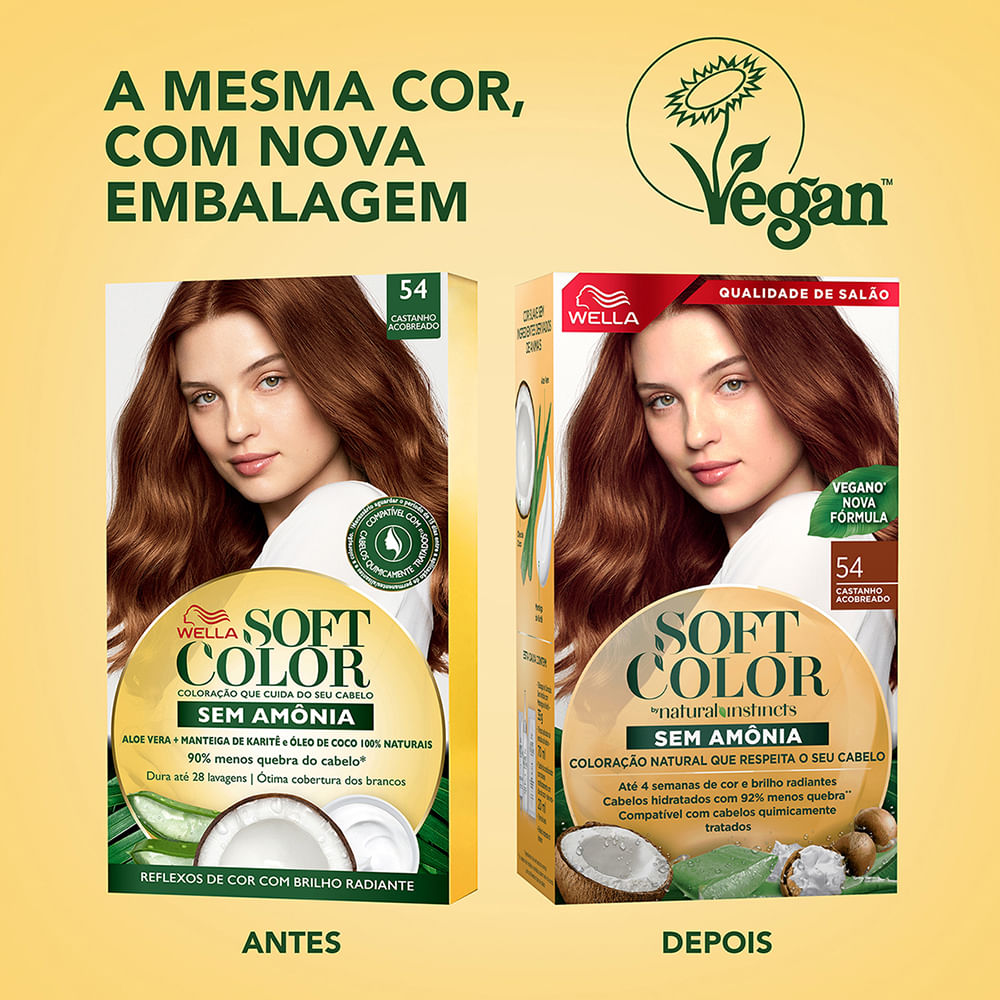 Tintura Soft Color 54 Castanho Acob - Soft Color - Imagem 7