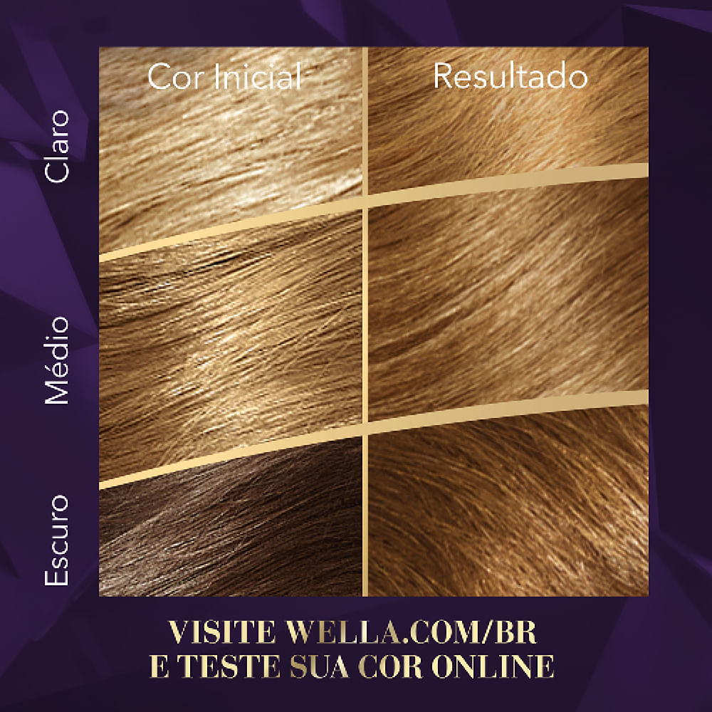 Tintura Koleston Wella-73 Louro Avelã - Imagem 3