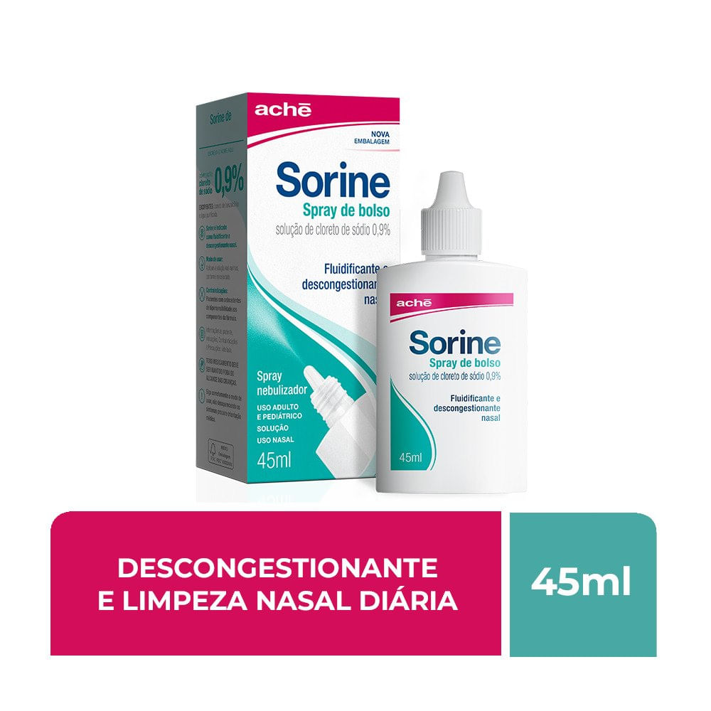 Sorine Bico Nebulizador Descongestionante Aché Gotas - 45ml