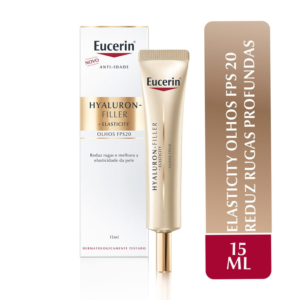 Eucerin Hy-fi Elasticity Antirugas Creme Olhos FPS15 15ml - Imagem 2
