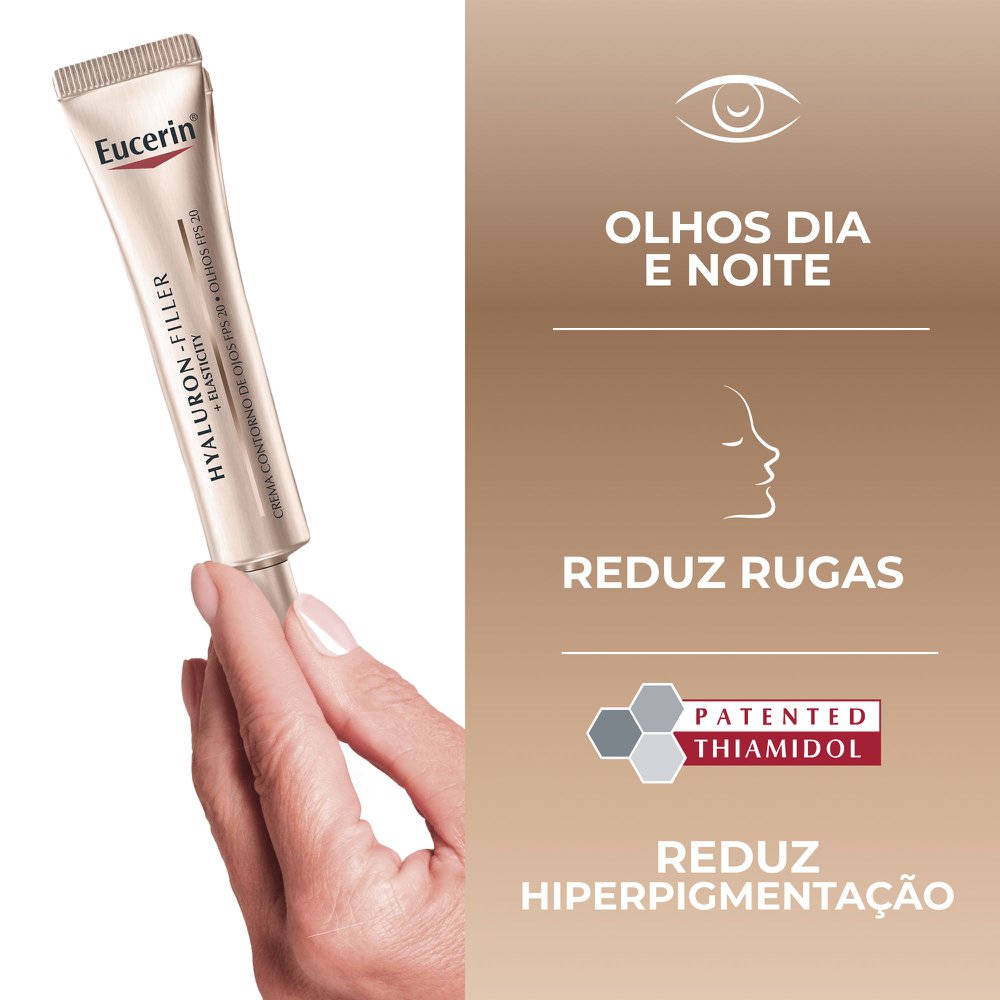 Eucerin Hy-fi Elasticity Antirugas Creme Olhos FPS15 15ml - Imagem 4