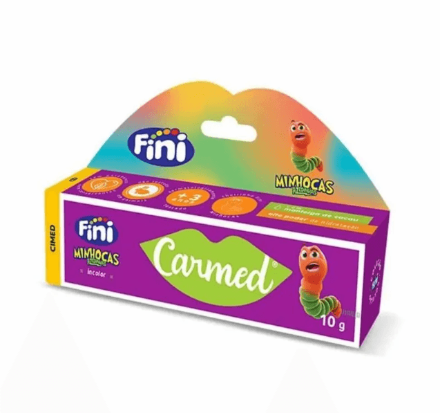 Hidratante Labial Carmed Fini Minhocas Incolor - 10g - Imagem 3