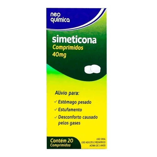 Simeticona 40Mg 20 Comprimidos - Neo Química