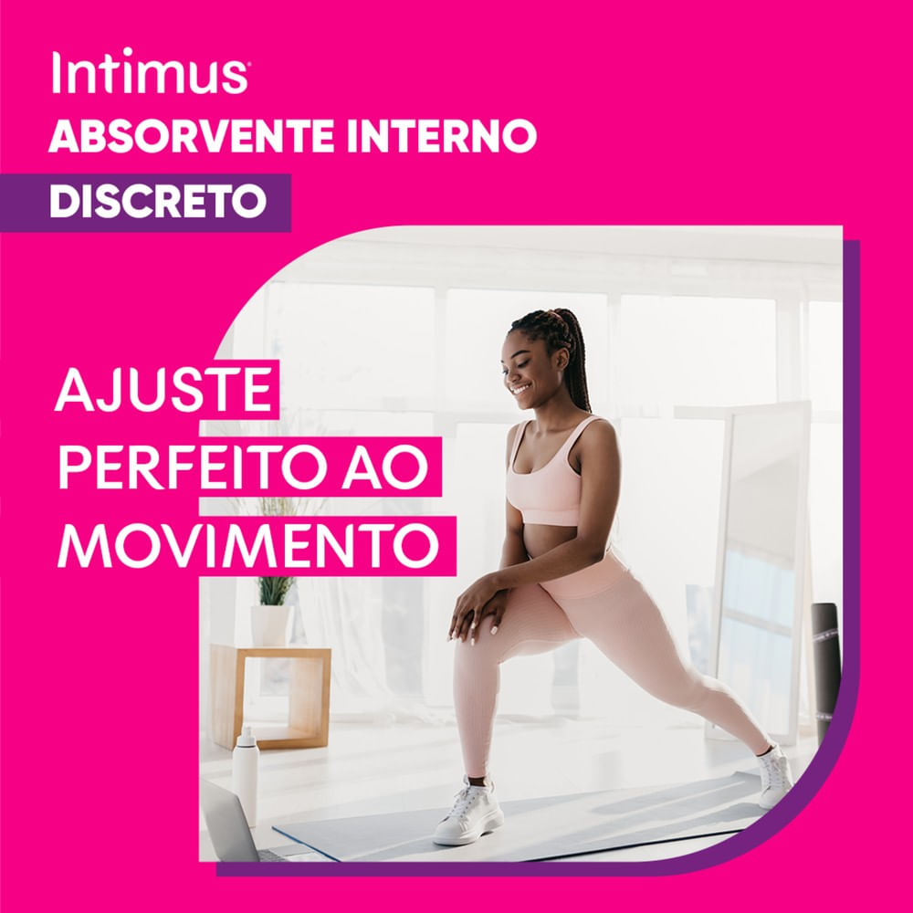 Absorvente Interno Intimus Médio Caixa Leve 16 Pague 15 Unidades - Imagem 2