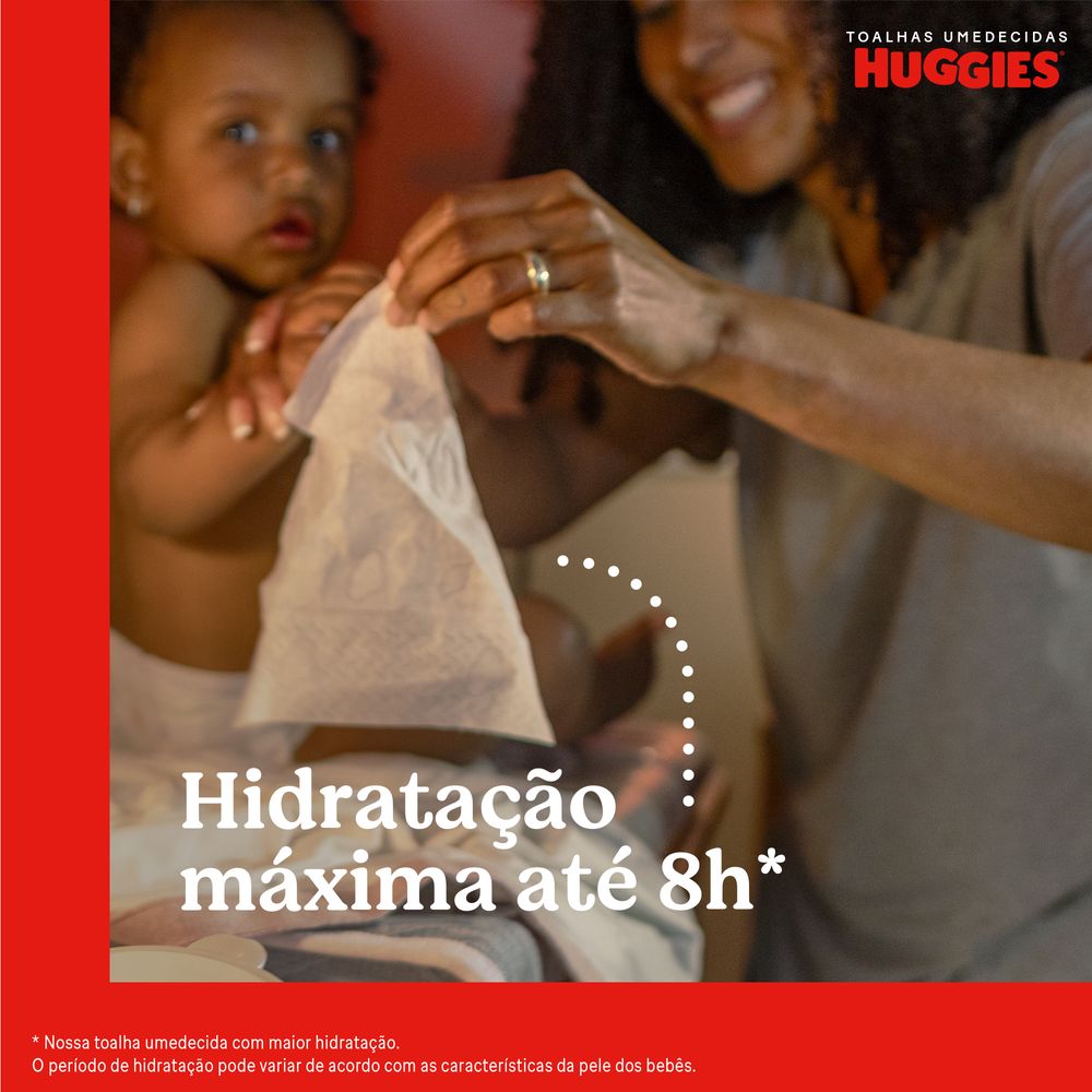 Lenços Huggies Hidratação e Nutrição Contra Assaduras 4x48Un - Imagem 2
