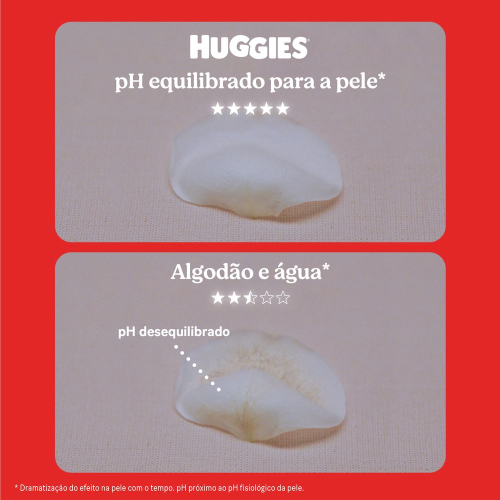 Lenços Huggies Higiene Superior Limpam 2x Mais 4 x 48 Un - Imagem 7