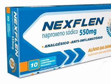Naproxeno Sódico Nexflen 550mg Comprimido 10 Unidades