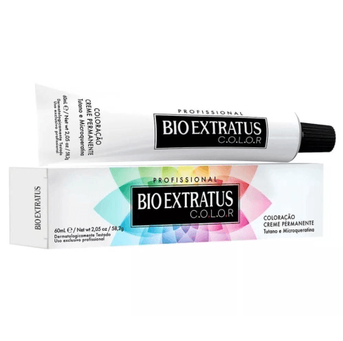 Coloração Permanente Color 6.0 Louro Escuro 60g Bio Extratus