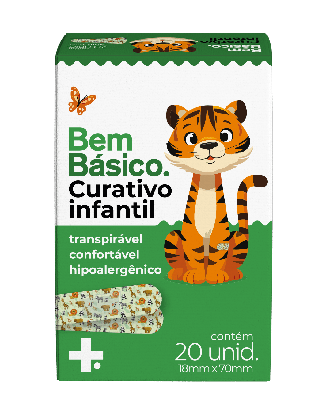 Curativo Infantil Bem Básico - 20 unidades