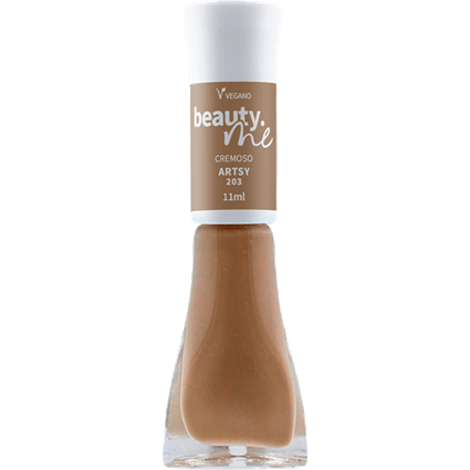 Esmalte Cremoso Artsy Marrom 11ml Beauty Me Esmalte Beauty Me Cremoso Artsy Vegano - 11ml