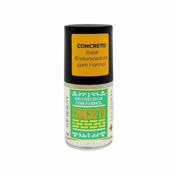Base Endurecedora para Unhas com Formol Concreto 7ml Top Beauty