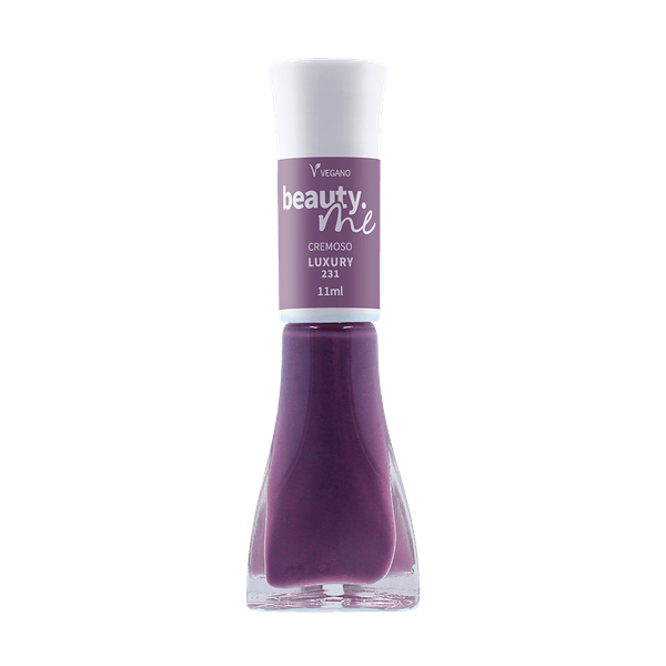 Esmalte Luxury Cremoso Brilho Intenso Alta Cobertura 11ml Beauty Me Esmalte Beauty Me Cremoso Luxury Vegano - 11ml