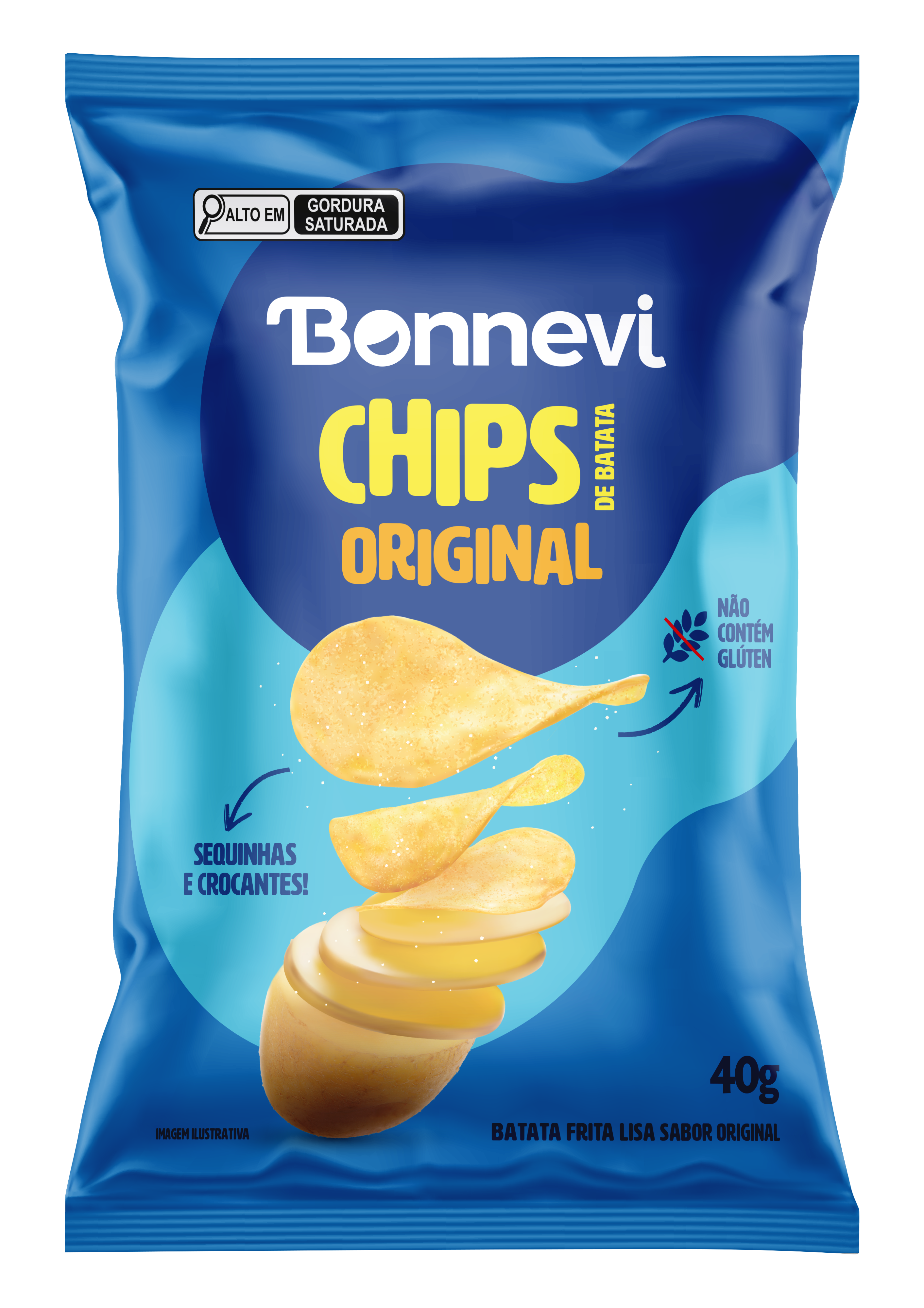 Batata Lisa Original Bonnevi - 40g