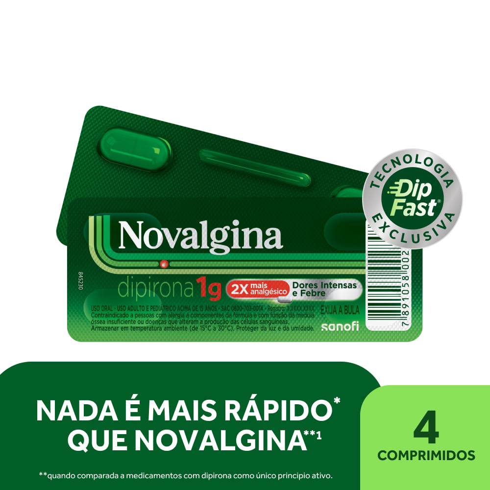 Novalgina 1G-4 Comprimidos