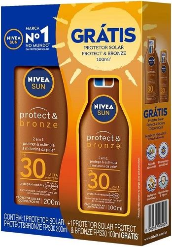 Nivea Sun P&B Fp30 200Ml+Fp30 100Ml Gts