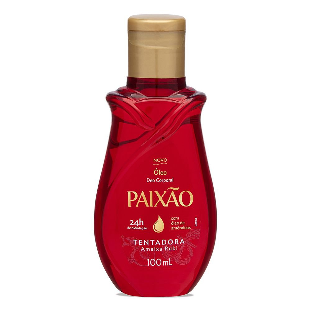 Óleo Corporal de Amêndoas Paixão Tentadora ação desodorante 100ml