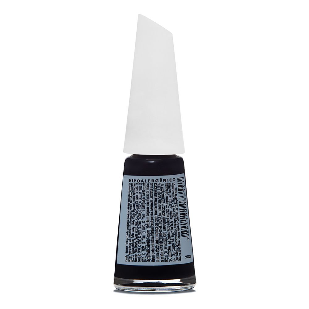 Esmalte Risqué Escuro Cremoso Preto Sépia 8ml - Imagem 5