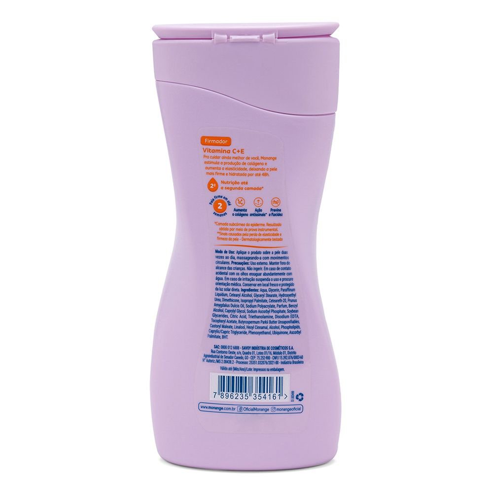 Hidratante Corporal Firmador Pele Normal a Seca Monange Q10 Frasco 200ml - Imagem 5