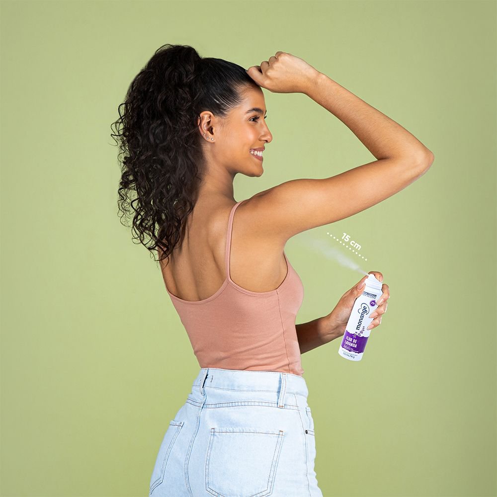 Desodorante Aerossol Antitranspirante Feminino Monange Flor de Lavanda 150ml - Imagem 3