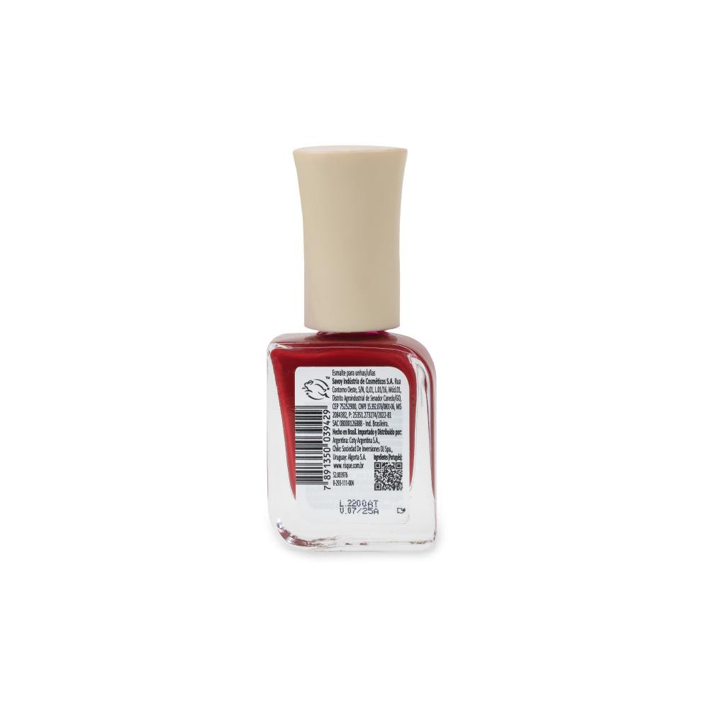 Esmalte Risqué Bio Vermelho Cremoso Pimenta Caiena 9ml - Imagem 5