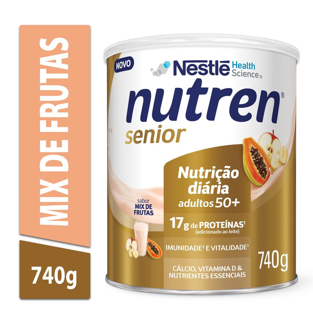 Complemento Alimentar Nutren Senior Mix de Frutas - 740g - Imagem 2