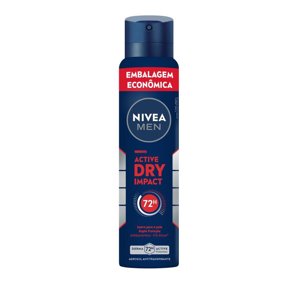NIVEA MEN Desodorante Antitranspirante Aerossol Dry Impact 200ml