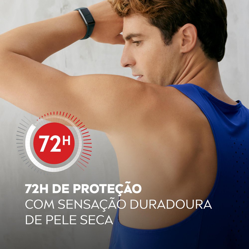 NIVEA MEN Desodorante Antitranspirante Aerossol Dry Impact 200ml - Imagem 3