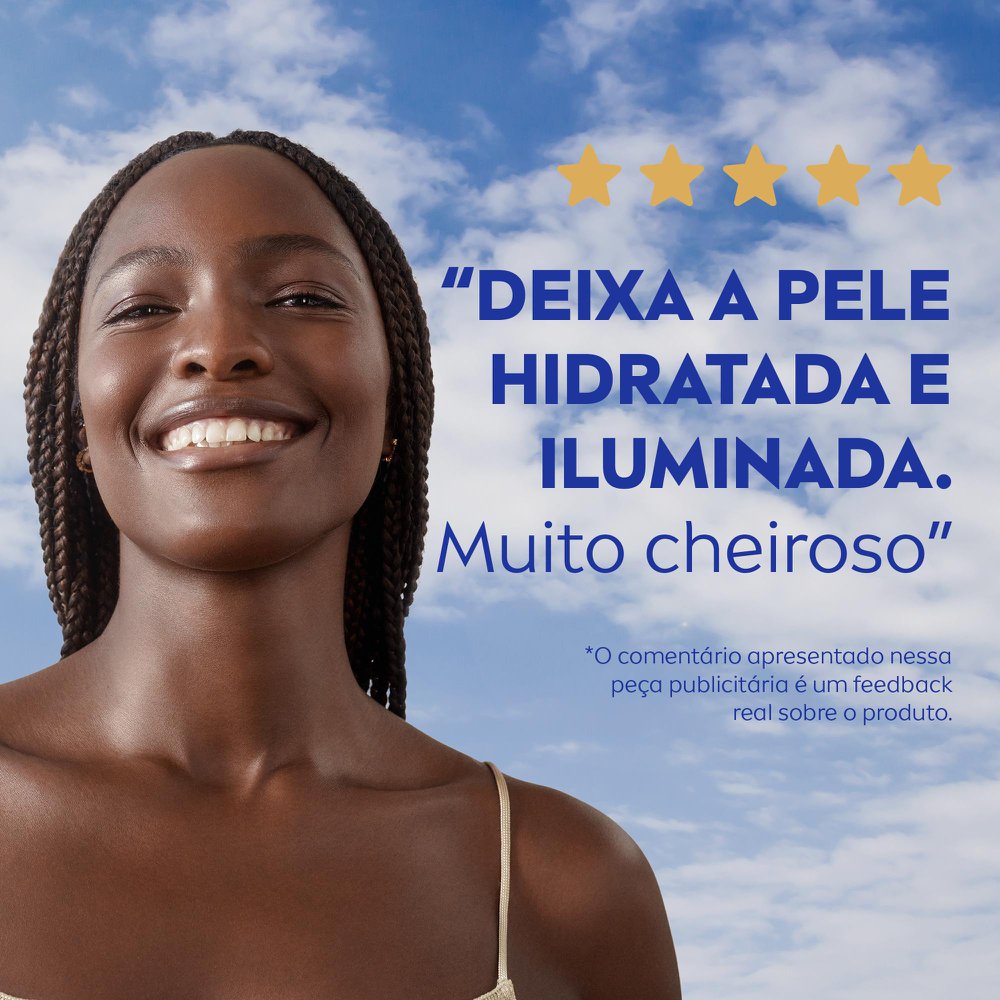 NIVEA Hidratante Desodorante Beleza Radiante Cuidado Intenso 200ml - Imagem 8