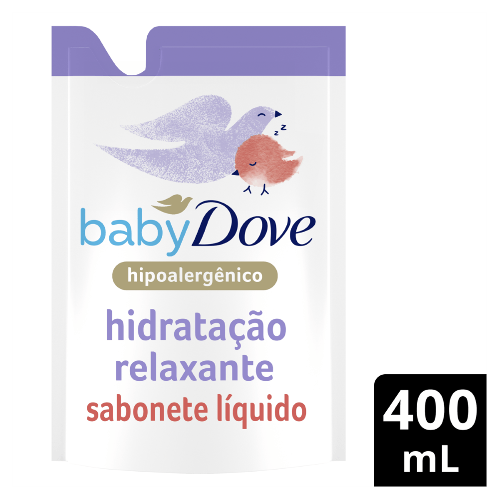 Sabonete Líquido Dove Baby Pele Delicada Refil - 400ml - Imagem 3