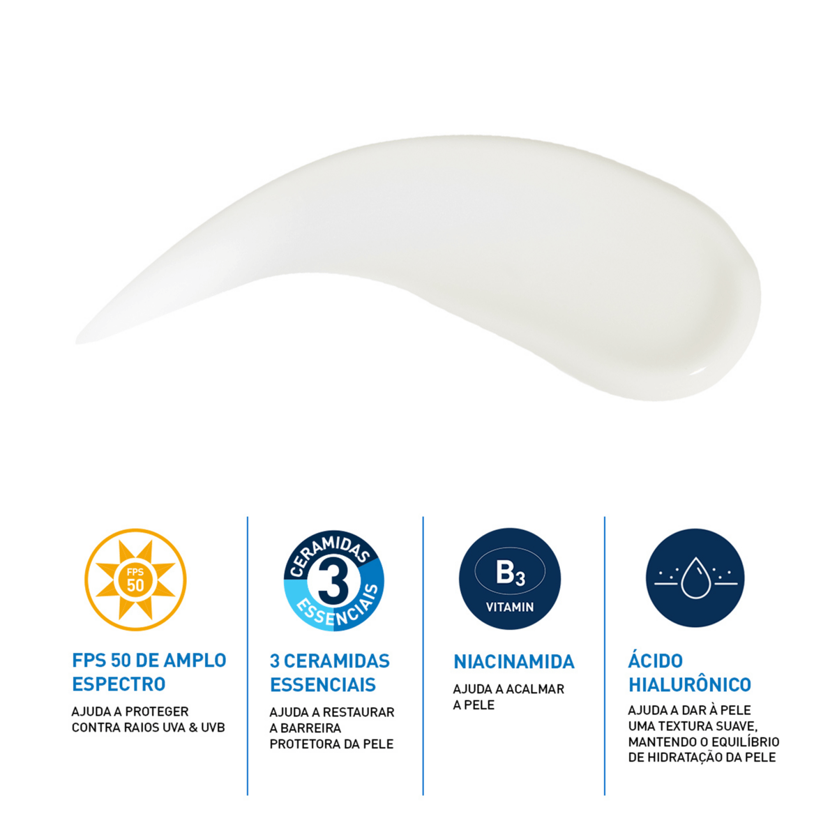 Hidratante Loção Facial FPS 50 sem Perfume Cerave AM - 52ml - Imagem 6