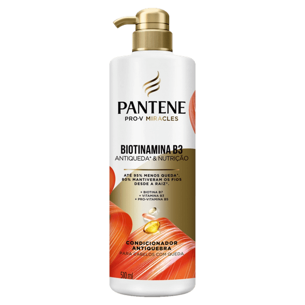 Condicionador Antiquebra Pantene Biotinamina B3 Antiqueda & Nutrição - 510ml