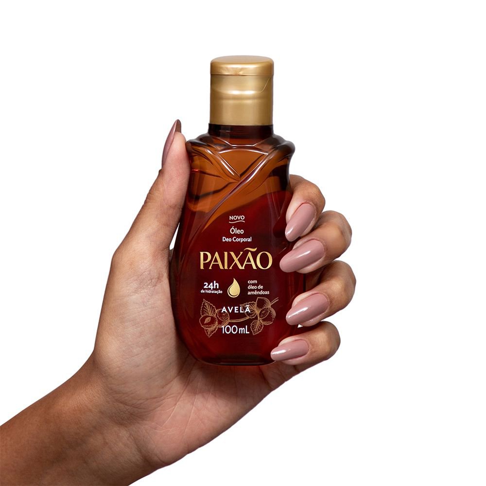 Óleo Corporal de Amêndoas com Avelã Paixão ação desodorante 100ml - Imagem 2