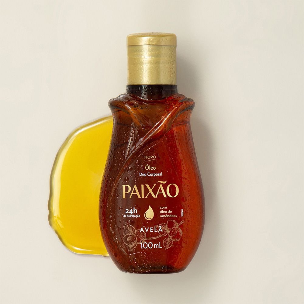 Óleo Corporal de Amêndoas com Avelã Paixão ação desodorante 100ml - Imagem 4