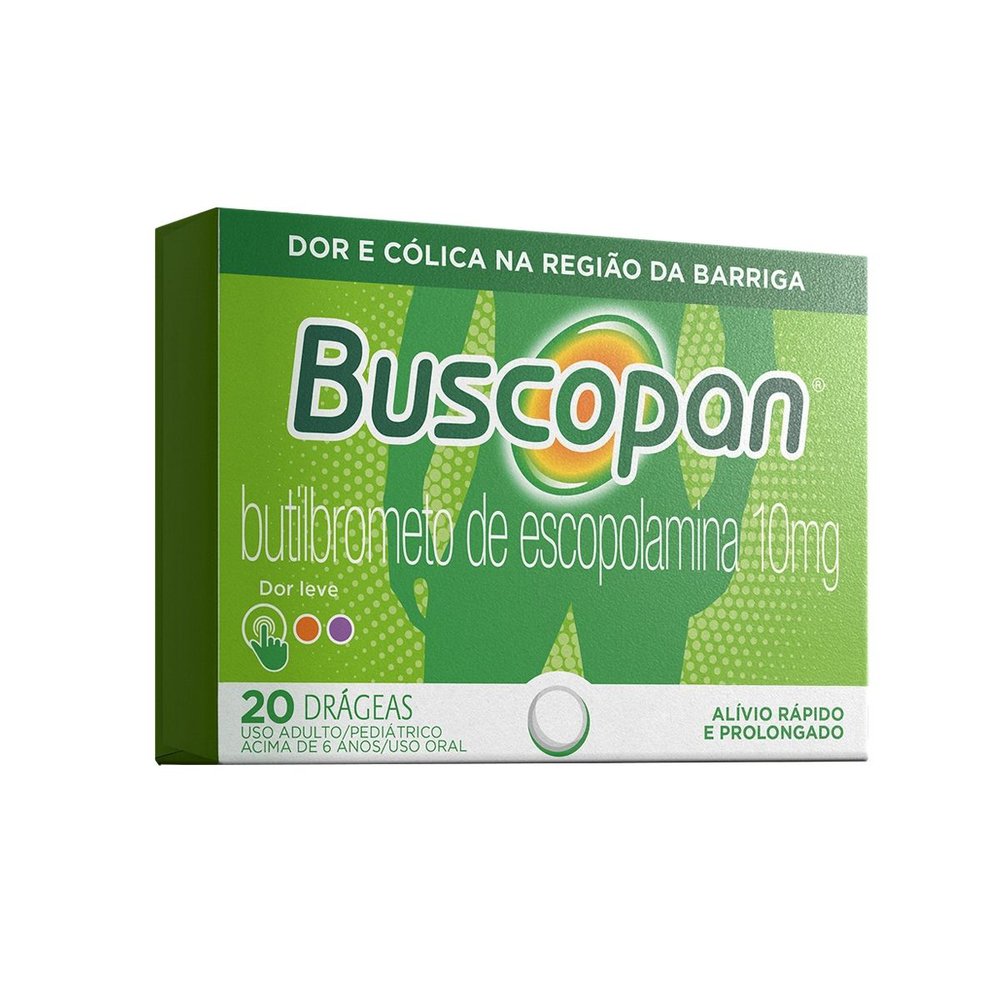 Analgésico Buscopan 20 drágeas