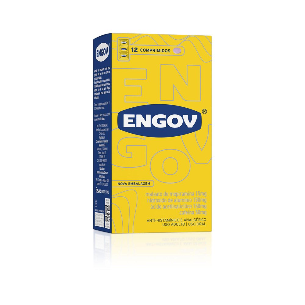 Analgesico Engov 12 Comprimidos - Engov
