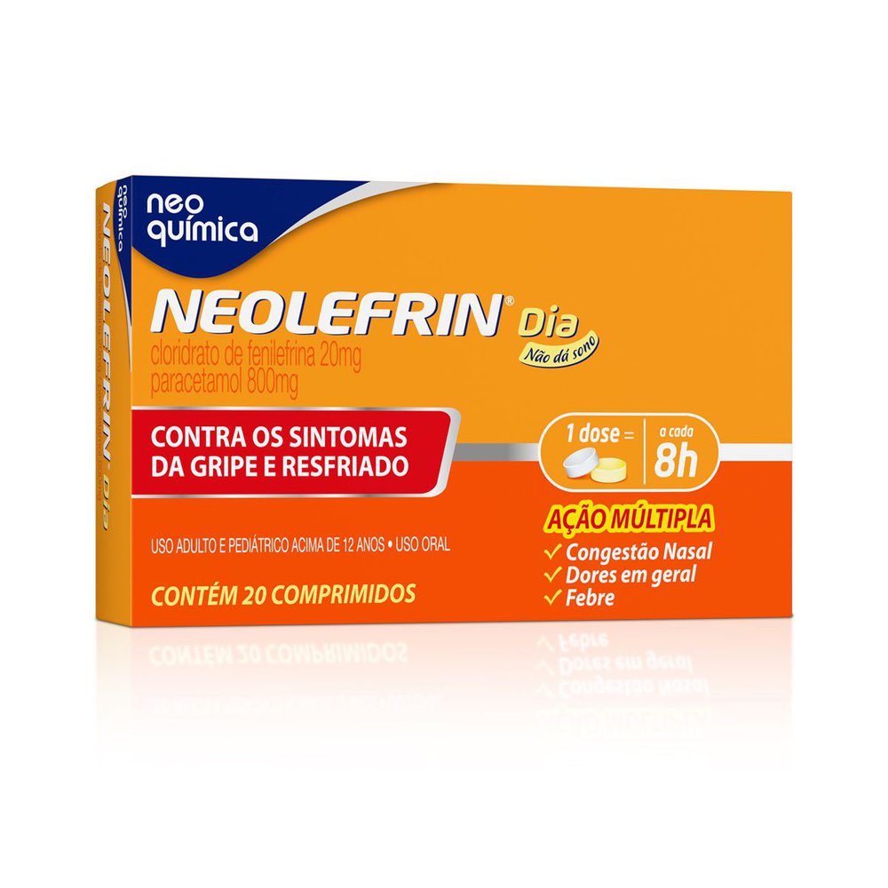 Antigripal Neolefrin Dia Caixa 20 comprimidos