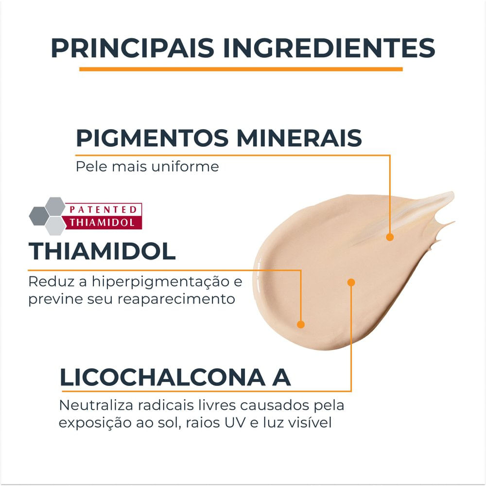 EUCERIN Protetor Solar Facial Antimanchas Cor Clara FPS 70 50ml, Pigment Control, Proteção UVA, UVB e Luz Visível, Thiamidol - Imagem 5