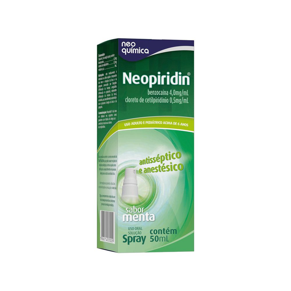 Spray Para Garganta Neopiridin Menta - 50Ml