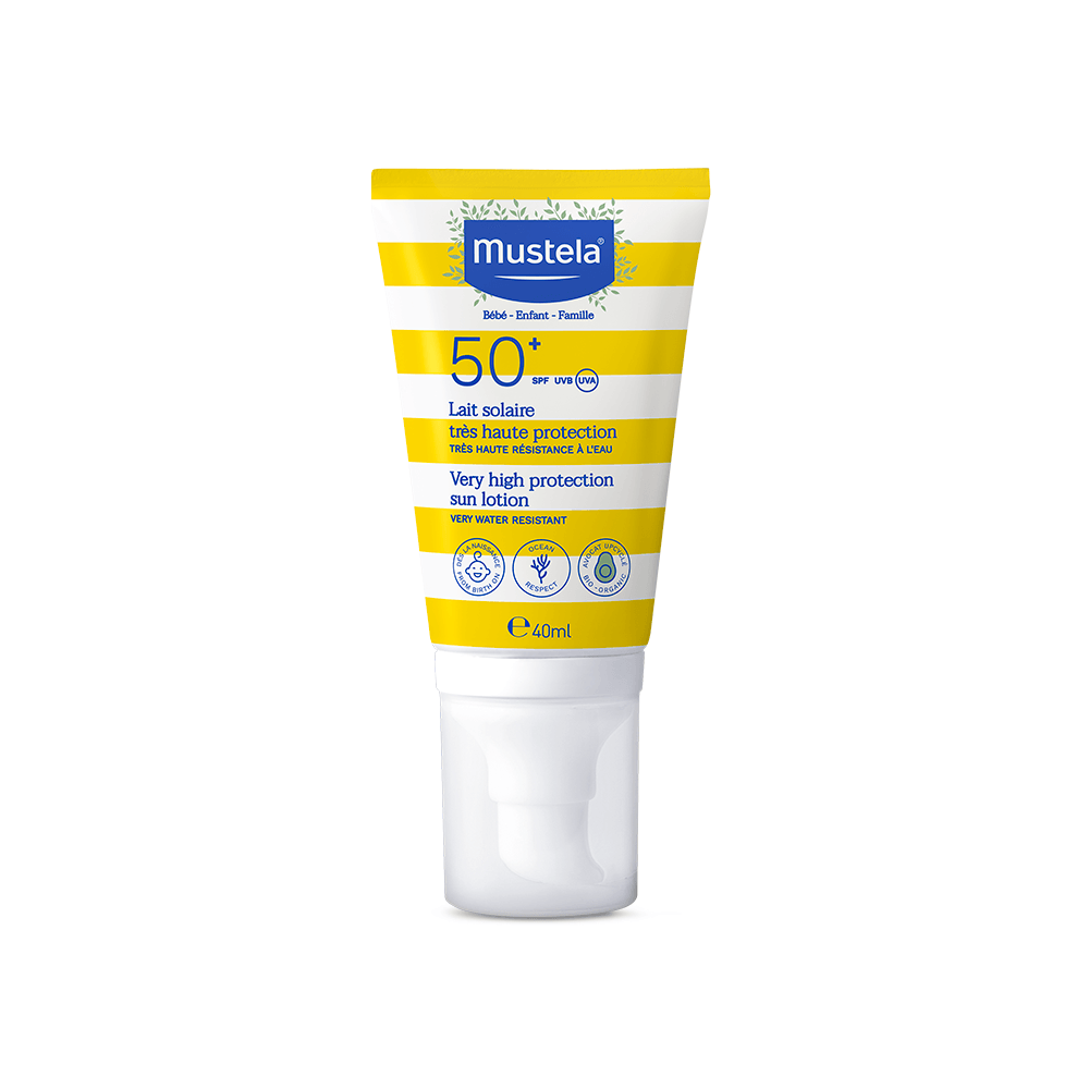 Protetor Solar Infantil FPS 50+ Mustela Loção 40ml