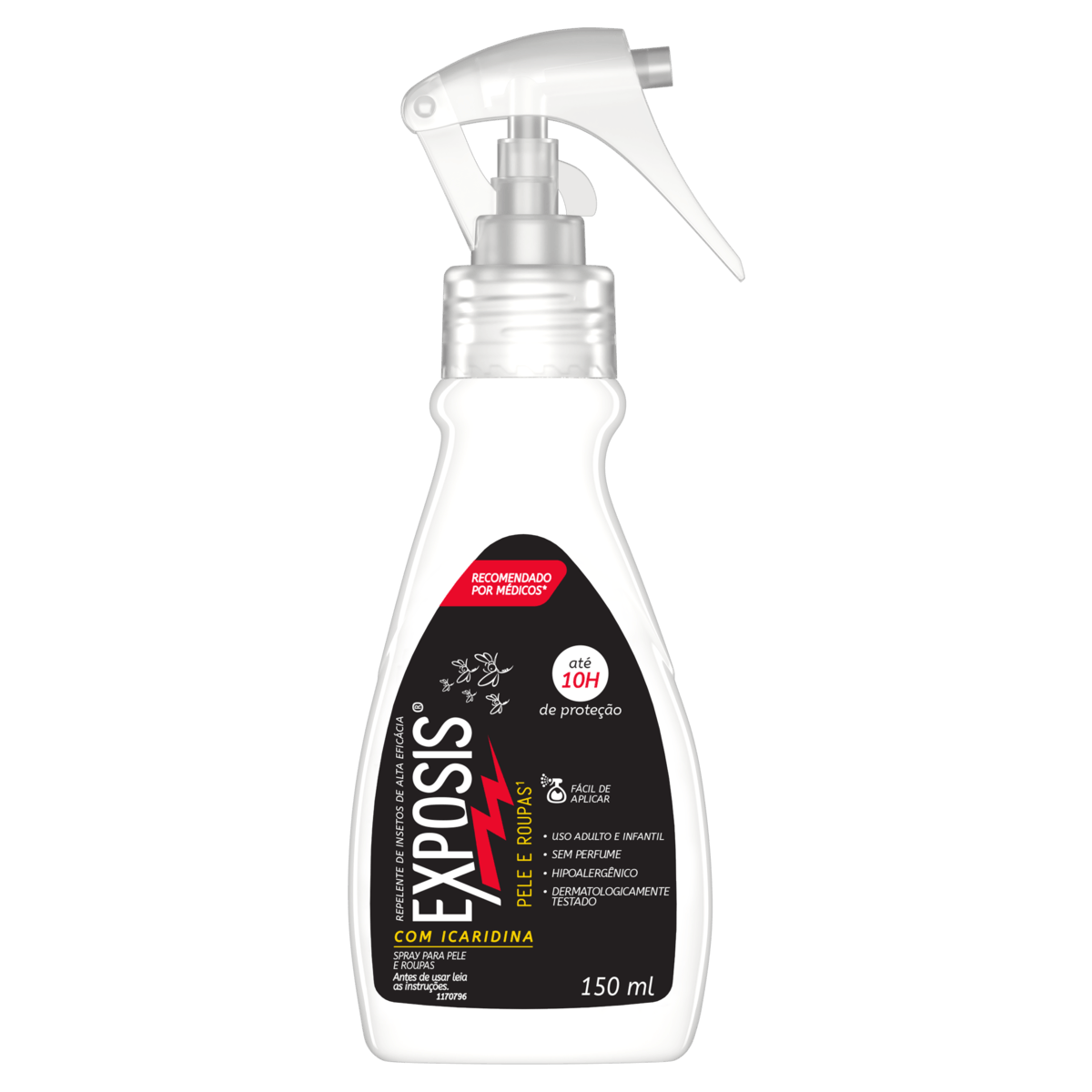 Repelente sem Perfume Exposis - 150ml Borrifador