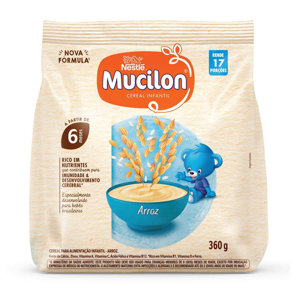 Cereal Infantil Mucilon Arroz 360g