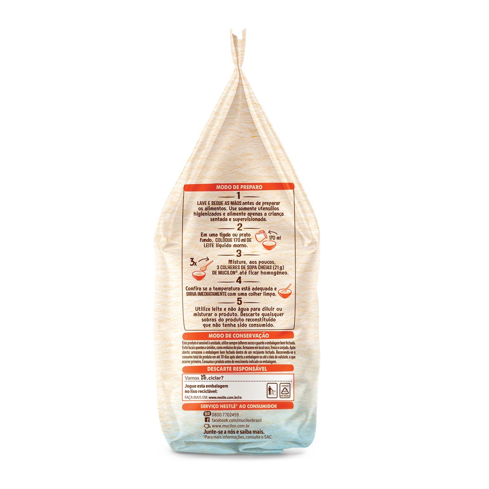 Cereal Infantil Mucilon Arroz 360g - Imagem 3