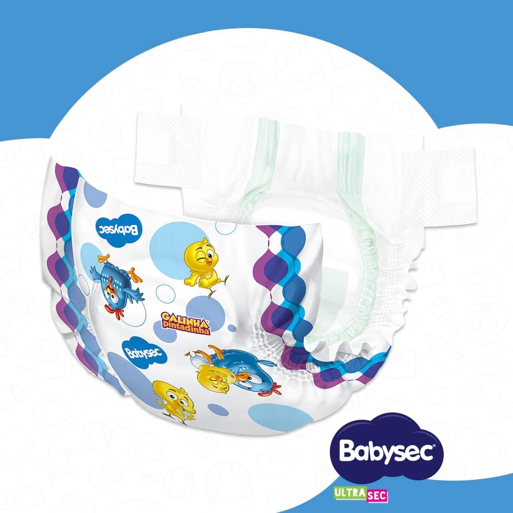 Babysec Fralda Descartável Ultra Hiper XXG 48un - Ultra Absorção 12h, Velcro - Imagem 4