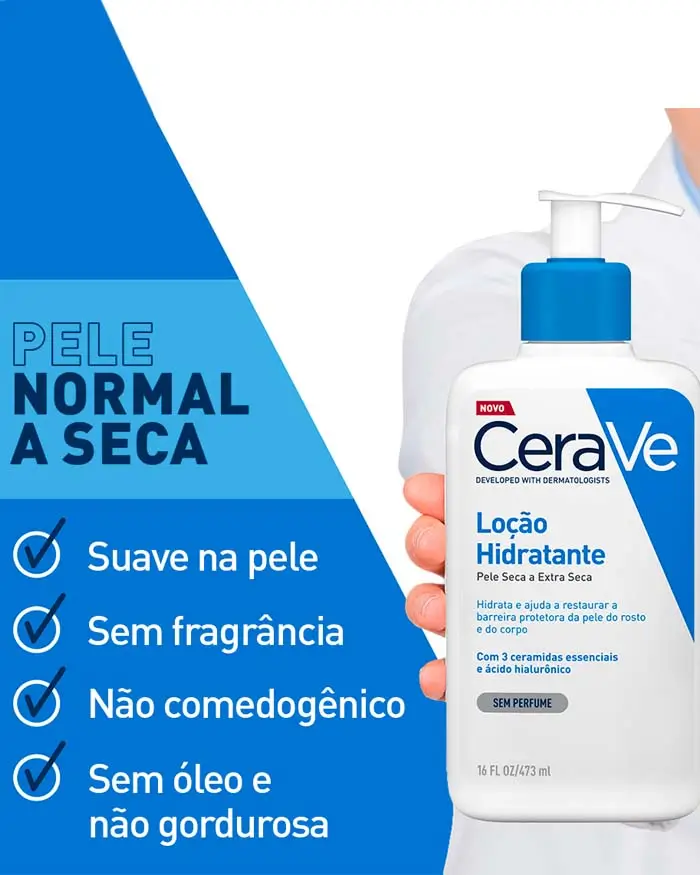 Loção Hidratante Corporal CeraVe Sem Perfume - 473ml - Imagem 2