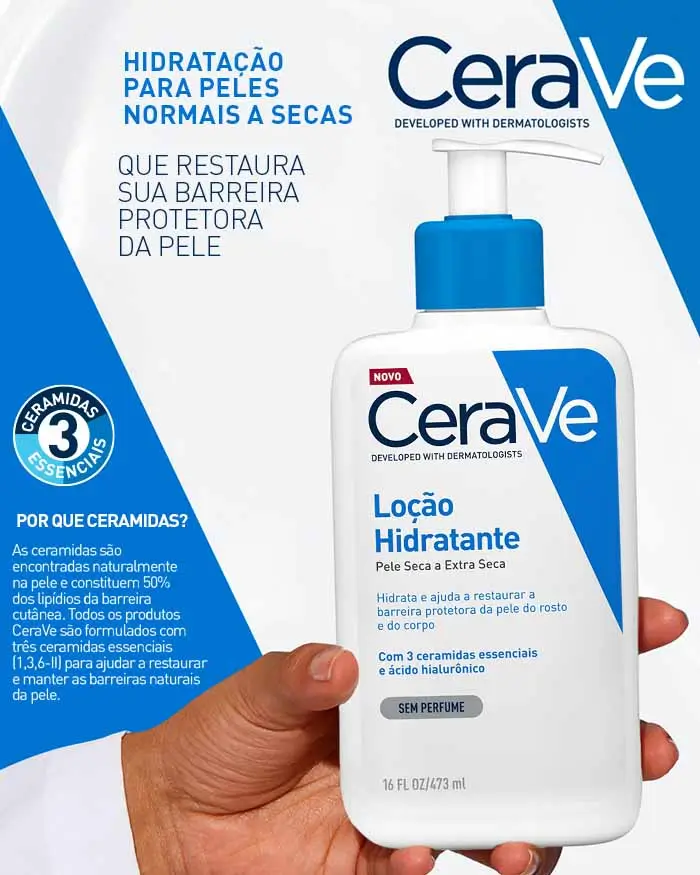 Loção Hidratante Corporal CeraVe Sem Perfume - 473ml - Imagem 4
