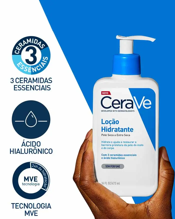 Loção Hidratante Corporal CeraVe Sem Perfume - 473ml - Imagem 5