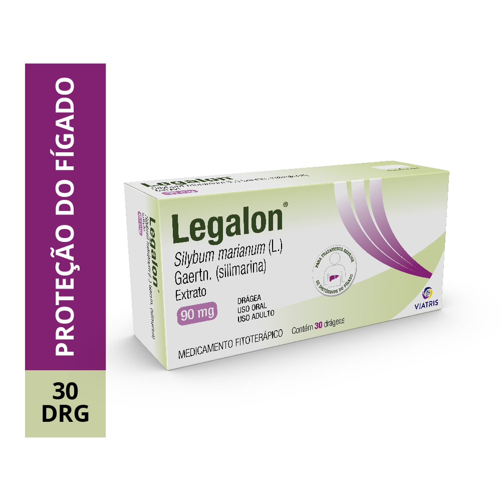 Legalon Silimarina 90Mg - 30 Drágeas