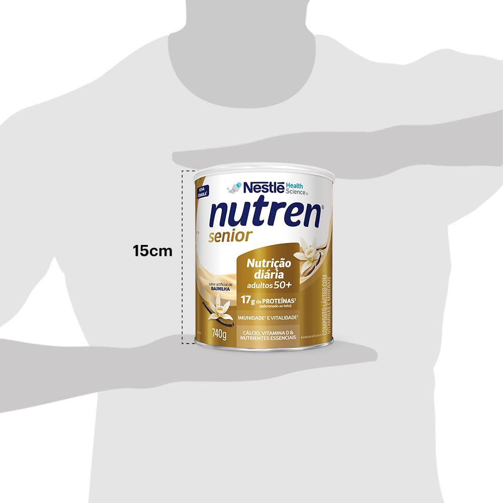 Complemento Alimentar Nutren Senior Baunilha - 740g - Imagem 7